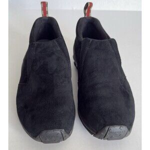 Merrell Jungle Moc Shoes Mens Size 11 W Black Suede Midnight J63815W Slip Ons